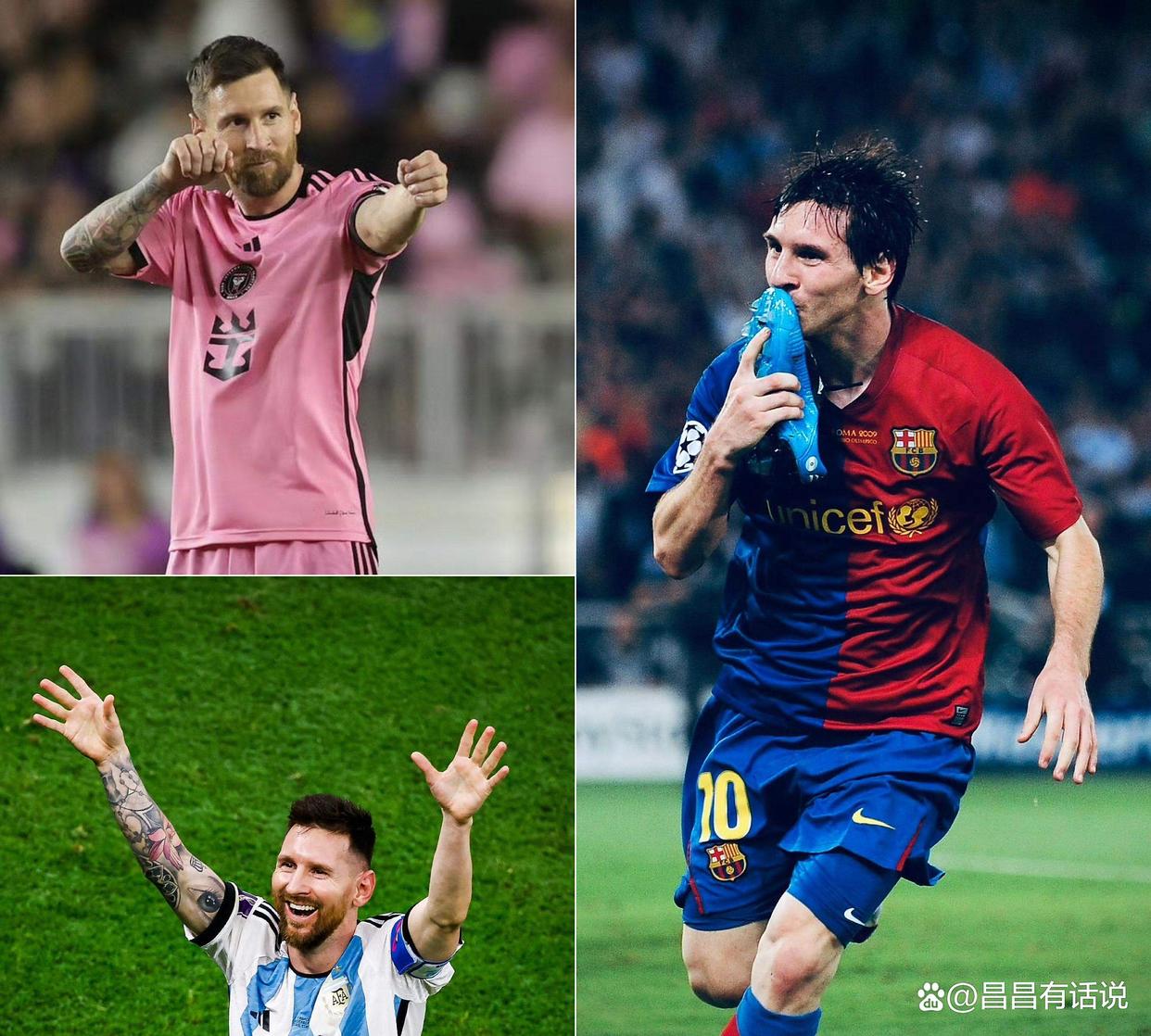 巴萨球迷对梅西离队